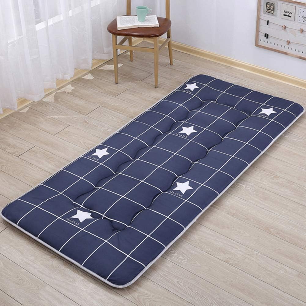 LYCIL Japanese Futon Tatami Mat Sleeping,portable Floor Mat Indoor Outdoor Roll-up Guest Bed Rolling Bed Shikibuton Quilted Mattress-b 100x200cm(39x79inch)