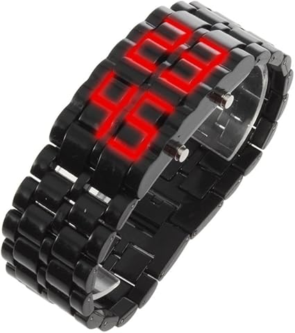 SODIAL(R) Reloj de Pulsera LED Digital para Hombre y Mujer