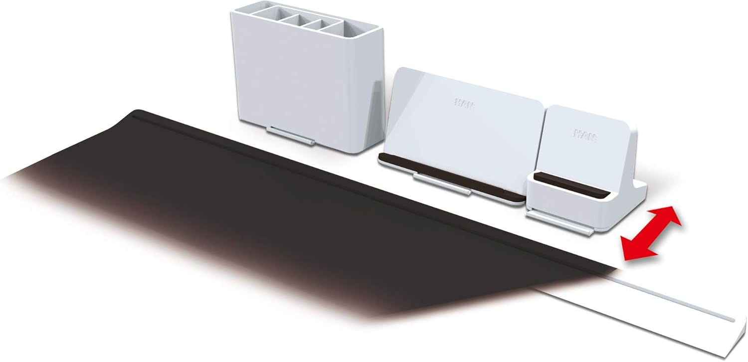 HAN 92120-13, Pencil cup smart-Line. Attractive, innovative and with adjustable pen holder, black, Wide - Image 5