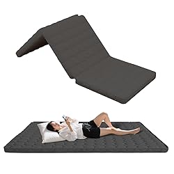 Dymhaoby Folding Mattress Single, 6cm Trifold