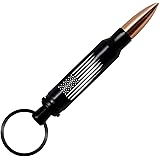 American Flag 556 Keychain Bullet Bottle Opener - American Flag Keychain – Gift for Veterans