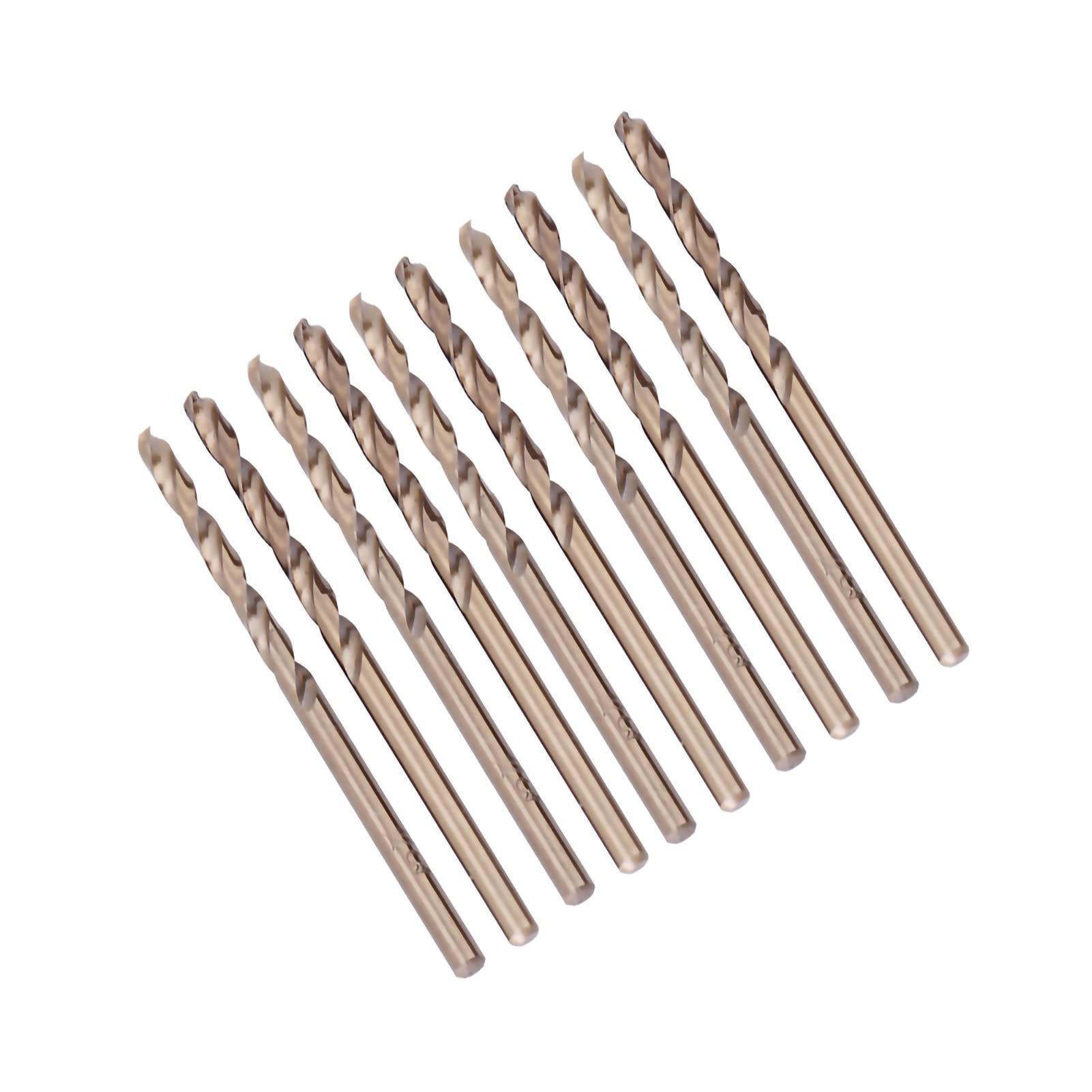 Hss Drill Bits Left Handed Drill Bits Metal Drill Bit Drill Accessories Twist Drill,M35 Cobalt Drill Bit Set HSS-CO Drills Set 1.0-5.0MM for Drilling on Stainless Steel (3.2mm)
