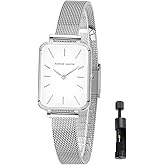 HANNAH MARTIN Watches for Women Waterproof Ladies Analog Quartz Wrist Watches Stainless Steel Band Fashion Dainty Female Watch Luxury Bracelet Diamond