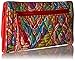 Vera Bradley Women's Cotton Trifold Wallet, Paisley in Paradise, One Size