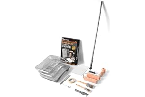 ROLLINGDOG Paint Roller kit - 18Pcs Wall Painting Supplies Microfiber Paint Rollers With Extension Pole for Painting Walls