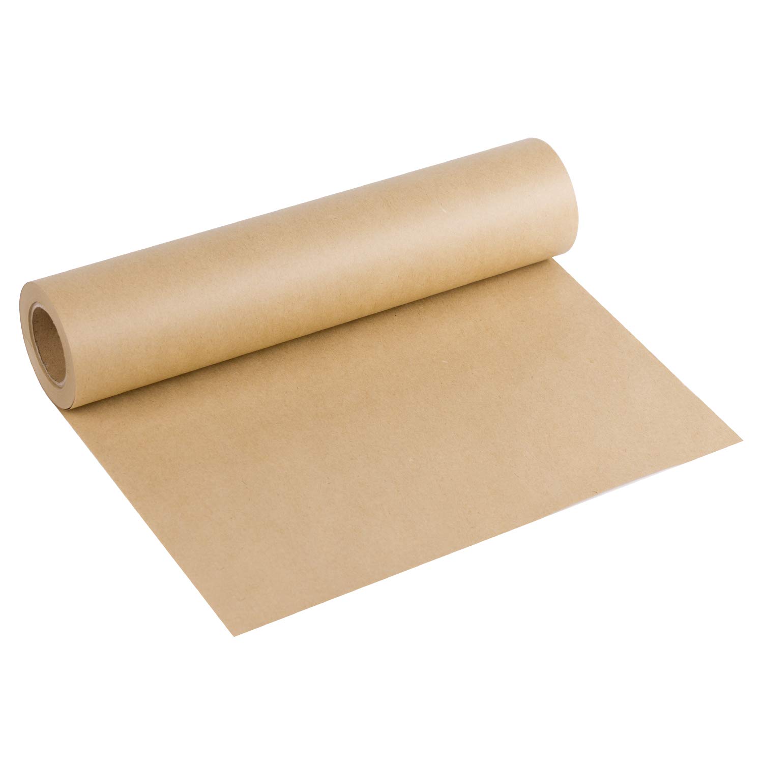 RUSPEPA Brown Kraft Paper Roll - 38.1 cm x 30 m - Natural Recyclable Paper Perfect for Crafts, Art, Small Gift Wrapping, Packing, Postal, Shipping, Dunnage & Parcel