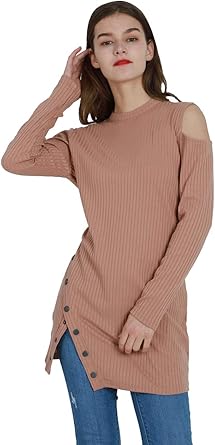 cold shoulder sweater dress