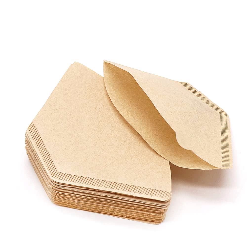 CENPEK 200Pcs Coffee Filter Papers, 100 Coffee Filter Paper Cone for Pour Over Coffer Makers/Coffee Dripper Cones (1-2 Cups)
