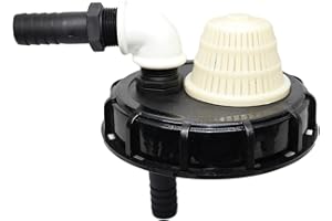 Greatideal IBC Tank Cover, IBC Lid with Ventilation for Refilling, Plastic, Round, Fits Clawson, Mamor, Snyder & More Brands