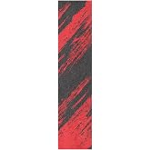 ElliTarr Skateboard Grip Tape Sheet 44 x 10 Inch Longboard Grip Tape Griptape Skateboard Scooter Sandpaper Griptape Red and Black