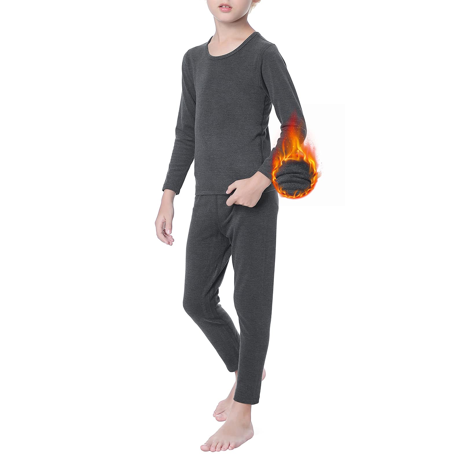 Boys Thermal Underwear Ultra Soft Kids Long Johns