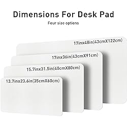 Aothia Leather Desk Pad Protector, Mouse