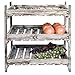 MyGift Multipurpose 3-Tier Country Rustic Wood Crate Design Tabletop Organizer Display Rack