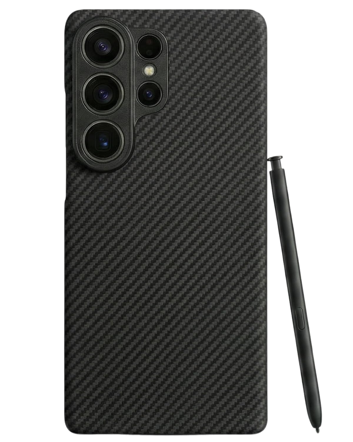 Thinborne Compatible with Samsung Galaxy S26 Ultra Case - [Extremely Thin Aramid Fiber Cover] [Unbelieve Thin] [Ultra Premium] [Magnetic Charging] - Black