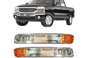 UPPARTS Turn Signal Light For 1999 2000 2001 2002 2003 2004 2005 2006 2007 GMC Sierra 1500 2500 3500 Yukon - Fits Driver Side and Passenger Side of GMC Trucks - Parking Lights Include Lens and Housing