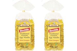 Bechtle Mini Lasagna Traditional German Cage Free Egg Noodles 17.6 ounce (Pack of 2)