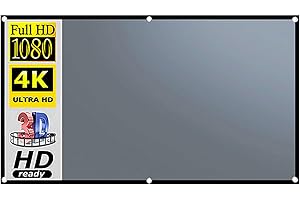 RGYBAO Foldable Metal Anti Light Projection Screen For Indoor Outdoor Use With Opt Coating Easy Installation Portable