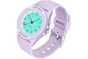 PROKING Waterproof Nurse Watch for Medical Professionals Students Women Men, Night Light, 12/24 Hour Military Time Easy to Read Dial, Second Hand Watch for Nursing Day Gifts