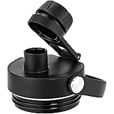 Chug Cap Replacement Compatible with YETI Rambler Bottle Fits 18/26/36/64oz (Black-New)