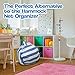 Sokos Bean Bag Chair, Premium Cotton Canvas Toy Organizer for Kids Bedroom, Storage for Your Boys and Girls Stuffed Animals and Blankets (38