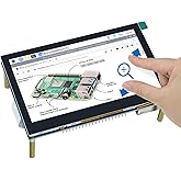 Freenove 4.3 Inch Touchscreen Monitor for Raspberry Pi 5 4 B 3 B+ A+, 800x480 Pixel IPS Display, 5-Point Touch Capacitive Scr