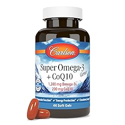 Carlson - Super Omega-3 Gems + CoQ10, 1200 mg