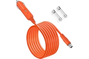 YEZriler 14AWG Car Charging Cable for Jackery Portable Power Station Explorer 3000 Pro 2000 Plus 2000 Pro 2000 v2 2000 1500 Pro 1500 1000 Pro 1000 v2 1000 - DC8020 Plug 2M/6.6FT