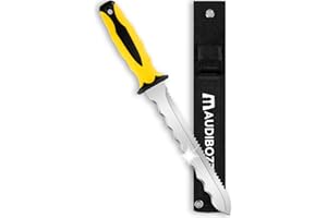 maudibozz Insulating knife - sod knife, 7.87inch stainless steel blade, suitable for cutting insulating rock wool, Thermal insulation wool