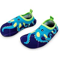Bigib Toddler Kids Swim Water Shoes Quick Dry Non-Slip Water Skin Barefoot Sports Shoes Aqua Socks for Boys Girls Toddler