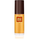 Coty Classics Wild Musk Eau de Cologne Spray | Vegan Formula Perfume | Warm Spicy Floral Scent with Amber, Jasmine, and Rose | 1.5 fl oz (Pack of 1)