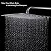 16 Inch Rain Shower Head, NearMoon Super Large Stainless Steel Rainfall Square Showerhead, Ultra Thin Waterfall Bath Shower full Body Covering with Silicone Nozzle and Powerful Spray Performance