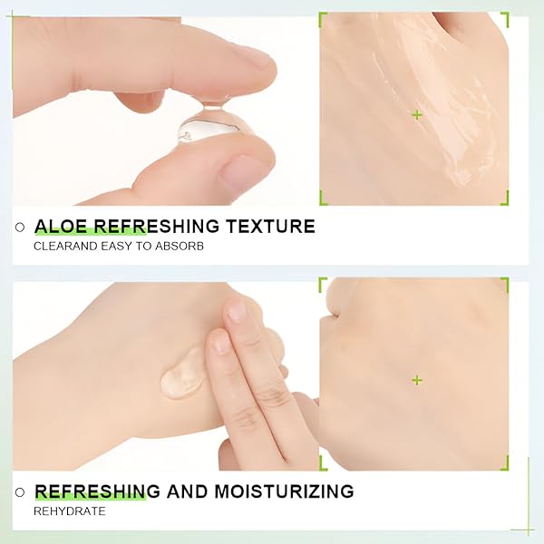 ALOE VERA GEL FOR FACE, SKIN, HAIR | 100% ORGANIC ALOE | MOISTURIZER, HAIR GEL, AFTERSHAVE | PARABEN FREE, RELIEF FROM SUNBURN AND BURN, CALMING, SOOTHING, NOURISHING.