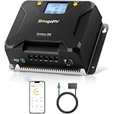 BougeRV MPPT Solar Charge Controller 30A, w/ Low-Temp Cut-Off, APP Control, Backlit LCD, 30 Amp Solar Panel Regulator 12V/24V for LiFePO4, SLD, Gel, FLD, AGM Battery, RV, Marine, Upgraded