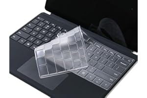 CaseBuy Ultra Thin TPU Keyboard Cover for 2024 Microsoft Surface Pro 11 Tablet (13" Copilot+ PC), Surface Pro 10/9 / 8 13 inc