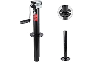 FZZD 5000 lbs A-Frame Trailer Jack, 23" Vertical Travel, Adjustable Drop Leg, for Utility & Yacht Trailers