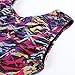 One-piece Colorful Ribbons Gymnastics Leotard Sleeveless Dance unitards for Little Girl, 140