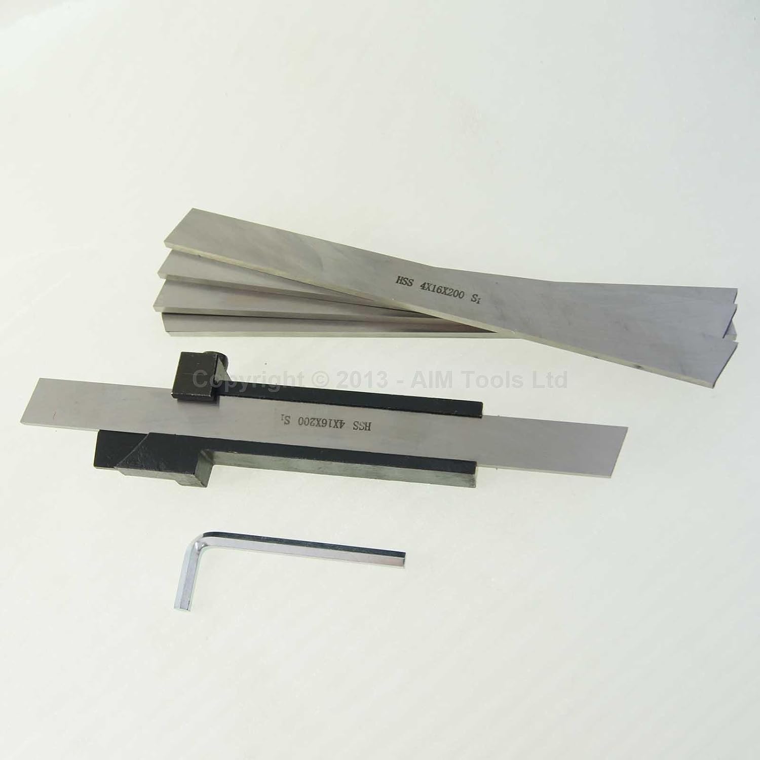 KATSU Mini Lathe Parting Tool Cut Off Holder with 5PCs HSS Blades 3x6x200mm for CNC Milling Cutting Semi-Finishing and Finishing Machining 11110533 - Image 3