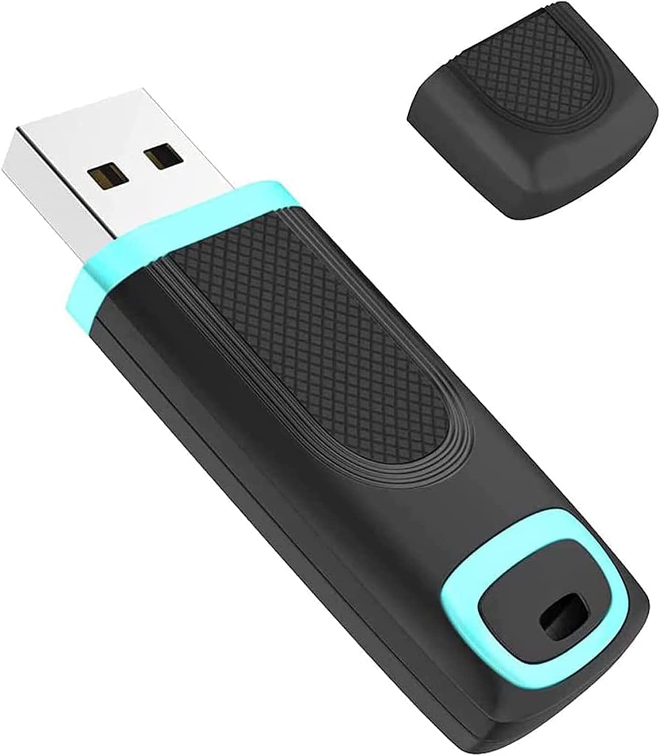 Vansuny 128GB Memory Stick USB 3.0 Flash Drive Up to 80MB/s Read USB Stick Cap Design Thumb Drive Pendrive Cyan