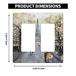 Pznen Light Switch Covers, Paris Eiffel Tower
