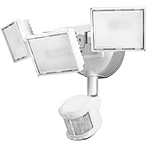 Koda Outdoor Motion Activated LED Security Floodlight with 3000 Lumens, Aluminum Construction, Automatic On and Off, 240&deg; Motion Sensing Range, up to 70 ft Coverage, Adjustable Brightness,