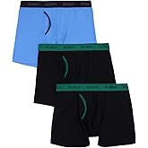 Bonds Men's Underwear Boxer Briefs Pack, Guyfront Men's Boxer Briefs, Mid-Length Underwear for Men, Viscose/Bamboo