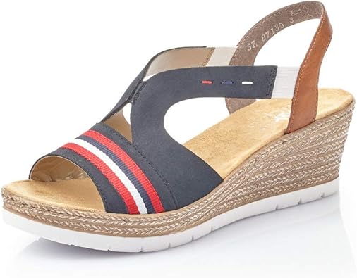rieker navy sandals