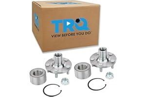 TRQ 2 Piece Front Wheel Bearing & Hub Kit Set Compatible with 2003-2010 Pontiac Vibe 2000-2005 Toyota Celica 2003-2018 Corolla 2003-2013 Matrix