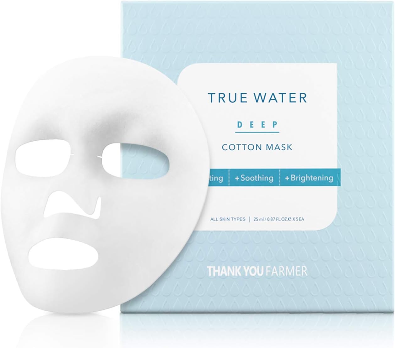 THANKYOU FARMER True Water Deep Cotton Mask (5ea in Box)