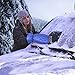 EZYKOO 2 Pack Ice Scraper Mitts Waterproof Windshield Snow Scraper Glove,Snow Ice Scraper for Car Truck-Blue