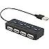 Sabrent 4-Port USB 2.0 Hub with Individual Power Switches and LEDs (HB-UMLS)