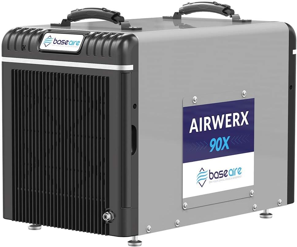 BaseAire Basement Dehumidifier AirWerx90X, Crawl Space