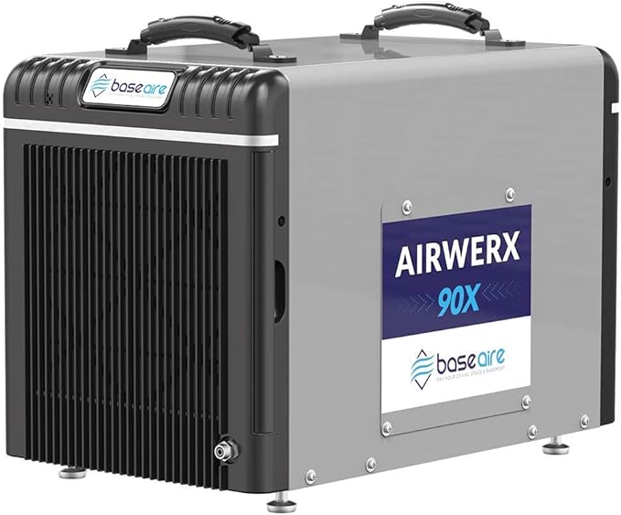 BaseAire Basement Dehumidifier AirWerx90X, Crawl Space