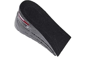 WOFASHPURET Invisible Heightening Insoles 3-layer Adjustable Inner Shoe Pads Unisex Height Increase Inserts