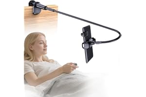 Mumay Gooseneck Holder with Page Turner for Kindle: Adjustable Bed Arm Stand for Hands-Free Reading, Kindle Accessories & Gifts for Book Lovers
